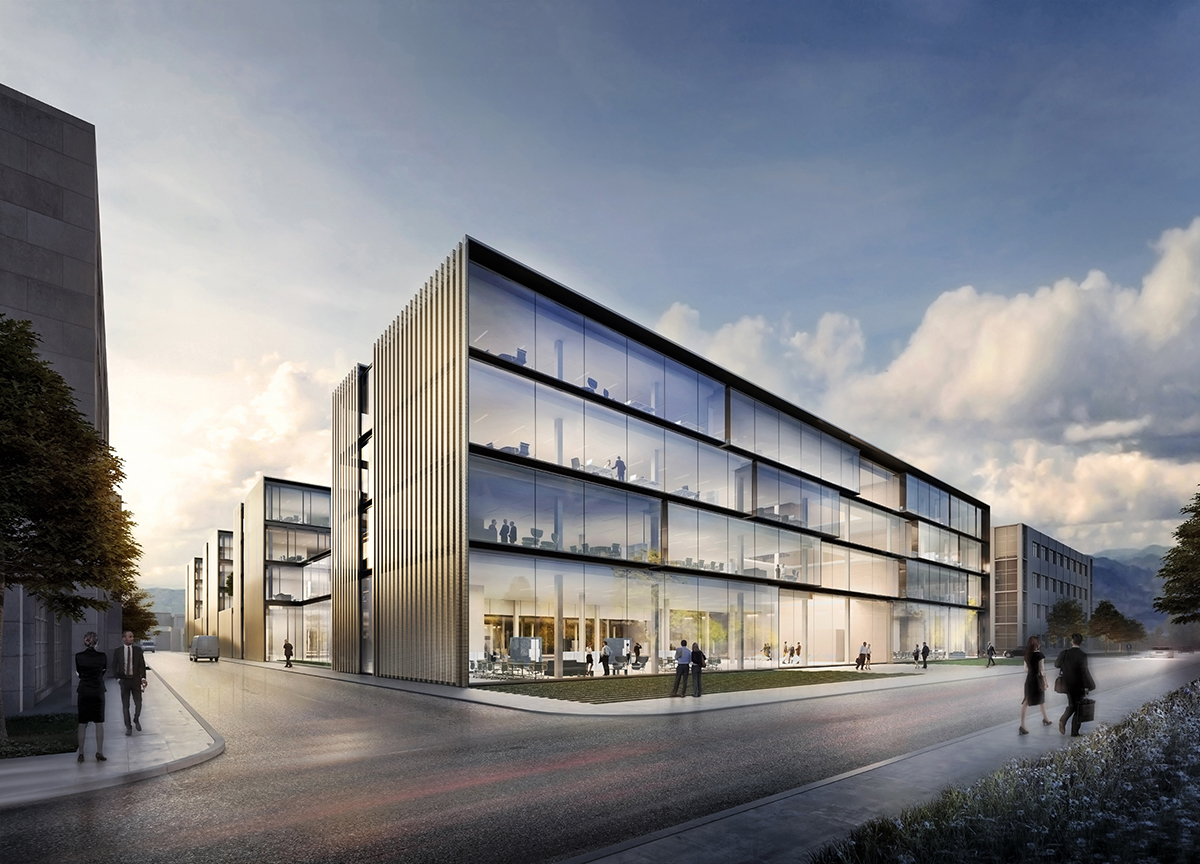 Innovationszentrum WIKA Klingenberg (Visualisierung © KSP Jürgen Engel Architekten)