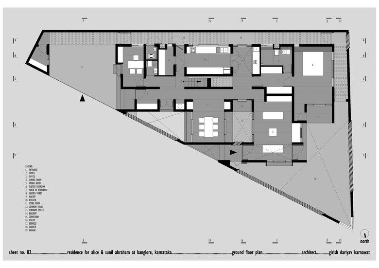 Trapezium House Girish Dariyav Karnawat Architect